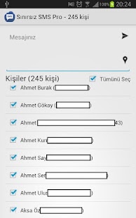 Android application Unlimited SMS Pro - Bulk Post screenshot
