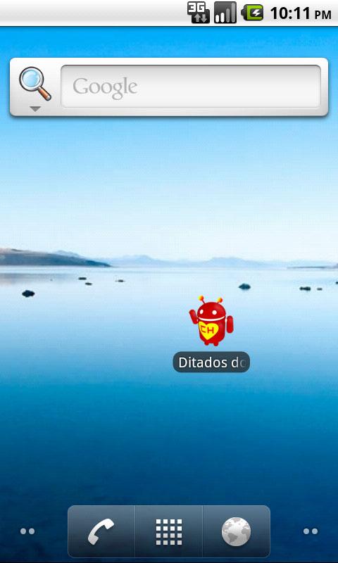 Android application Ditados do Chapolin screenshort