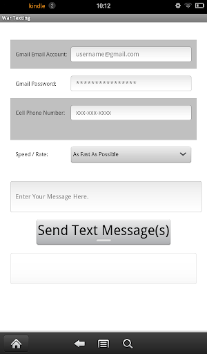 War Texting