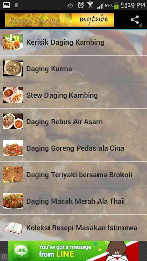 Resepi Masakan Daging