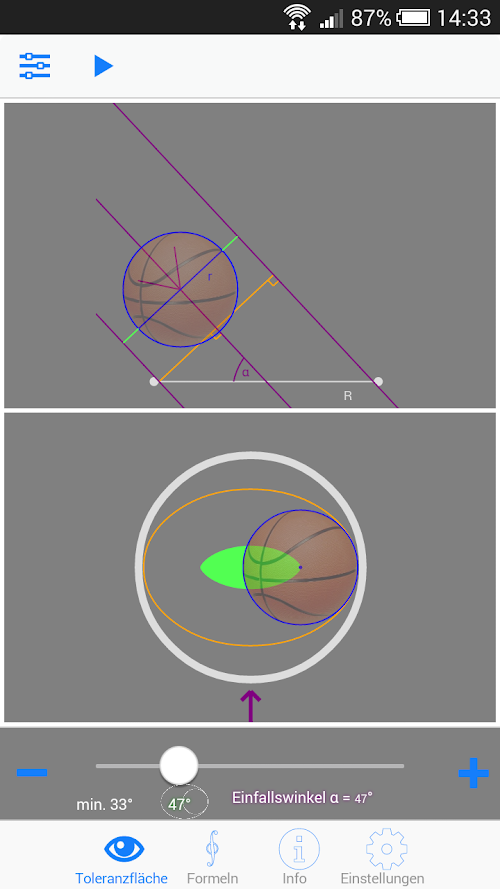Android application Dirkometrix screenshort