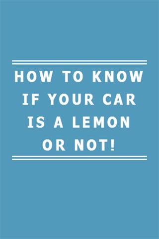 LEMON LAW