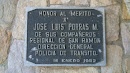 Placa En Honor a José Luis Porras