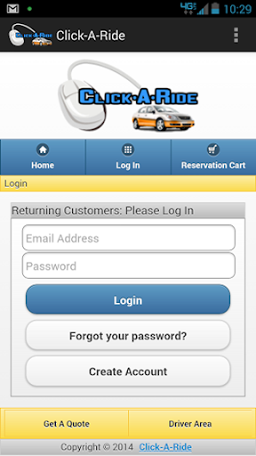 Click-A-Driver Reservations