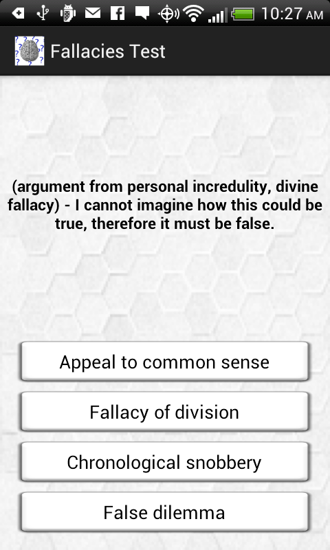 Fallacies and Biases Screen 3