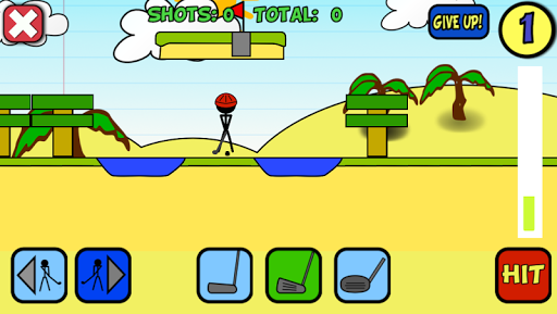 【免費體育競技App】Stick Man Mega Golf-APP點子