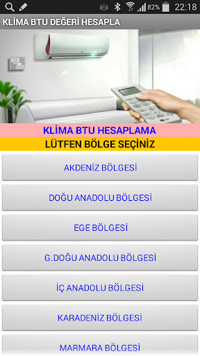 Klima BTU Değeri Hesaplama