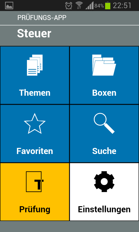 Prüfung Steuer Screen 3