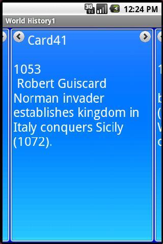 Android application World History 1-1849 A.D. screenshort