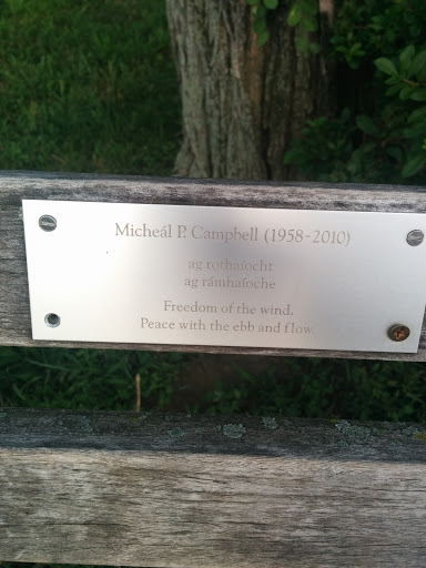 Micheal P. Campbell Park Bench