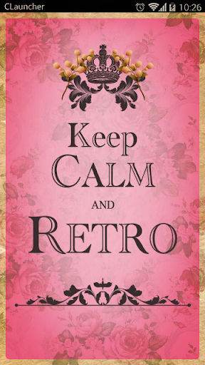 KEEP CALM AND RETRO THEME