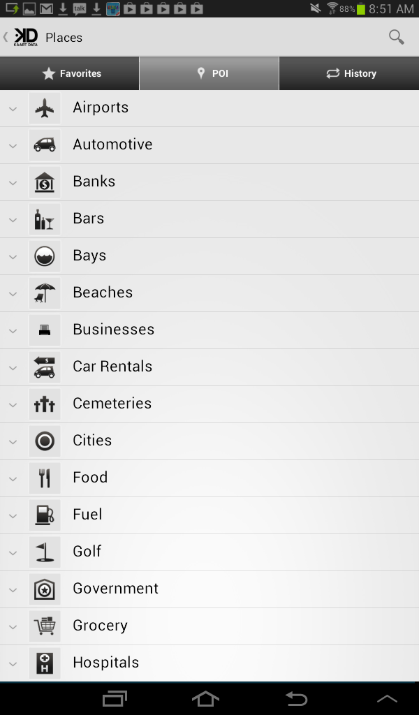 Dominican Republic GPS Map Screen 3