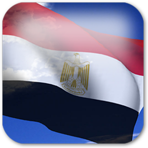 3D Egypt Flag logo