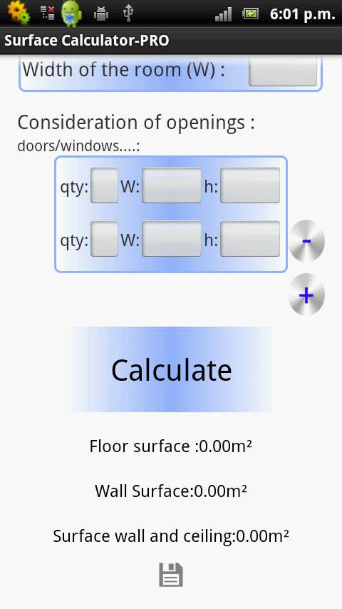 Surface Calculator Pro Screen 2