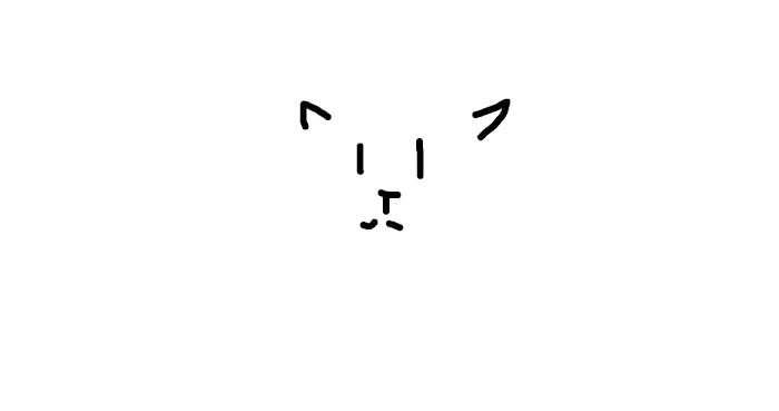 minimalistic cat