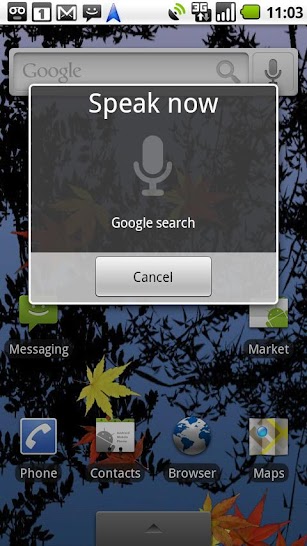 Voice Search screenshot for Android