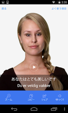 ノルウェー語ビデオ辞書 - 翻訳機能・学習機能・音声機能のおすすめ画像5