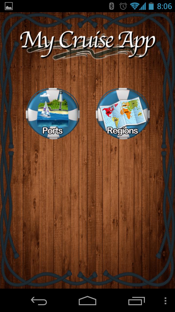 My Cruise App Screen 2