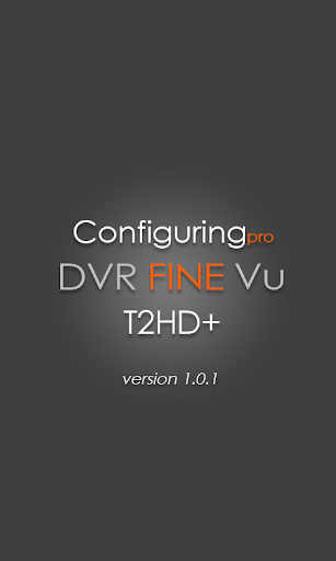 FineVu T2HD+ configuring PRO