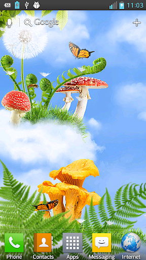 Mushroom HD Live Wallpaper