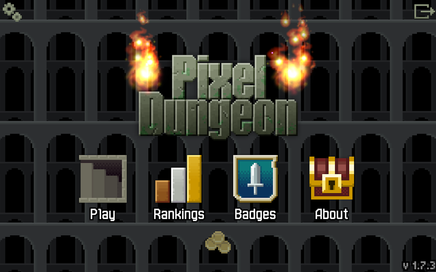 (Title Screen for Pixel Dungeon)