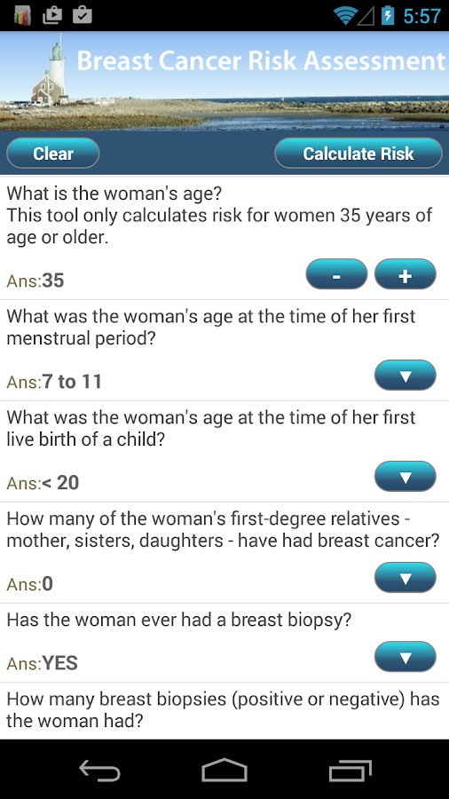 Breast Cancer Risk Assessment - Android Apps on Google Play