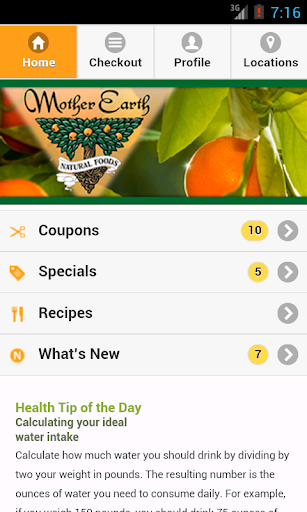 【免費健康App】Mother Earth Natural Foods-APP點子