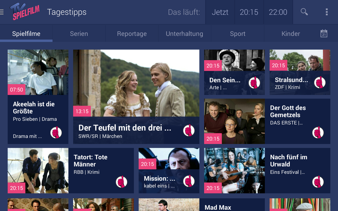 TV SPIELFILM TV Programm Android Apps on Google Play