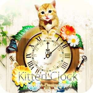 森ガール子猫のアナログ時計ウィジェット.apk 2