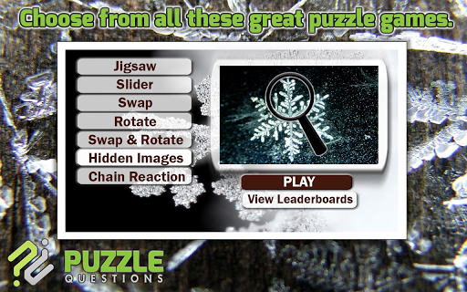 Snowflake Puzzle Games