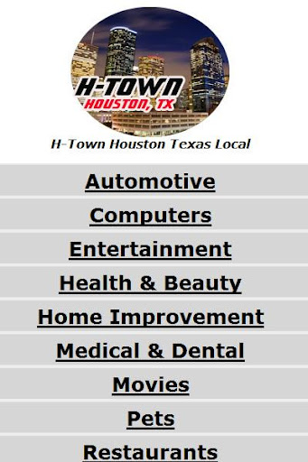 H-Town Houston Texas Directory