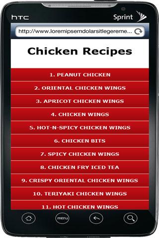 Chicken Recipes Free