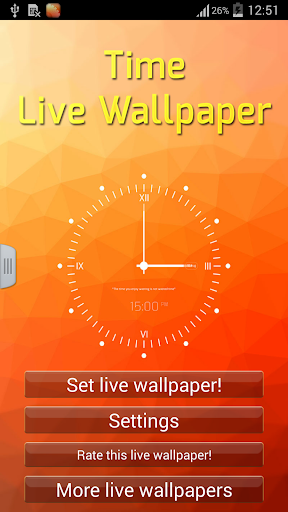 【免費個人化App】Time Live Wallpaper-APP點子