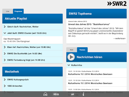 SWR2 Radio Screenshots 7