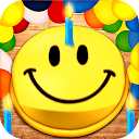 Animated Birthday Emoji mobile app icon
