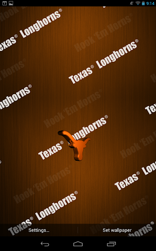 【免費個人化App】Texas Longhorns Live Wallpaper-APP點子