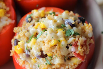 Quinoa Stuffed Bell Peppers