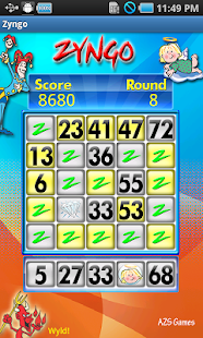 Android application ZYNGO™ screenshot