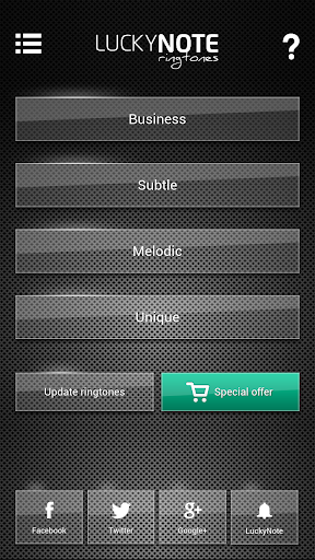 Ringtones LuckyNote PRO 2014