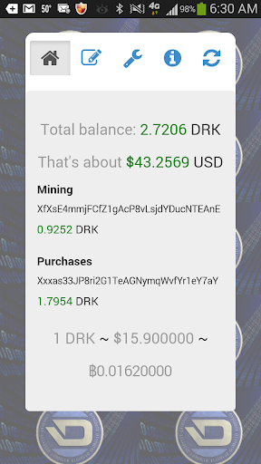 Darkcoin Balance