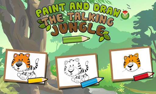 Paint Draw Talking Jungle