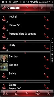 Free Download Theme x RocketDial Dusk B Red APK for PC