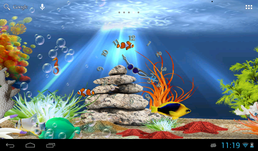 Acuario Tropical Live 3D Wallpaper Para Android - Identi