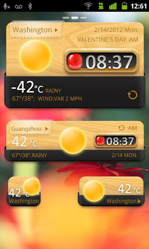 QuietlyElegant GO Widget Theme