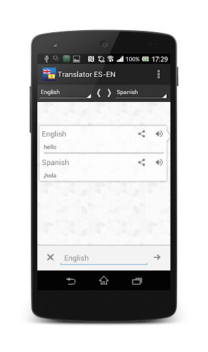 Spanish-English translator