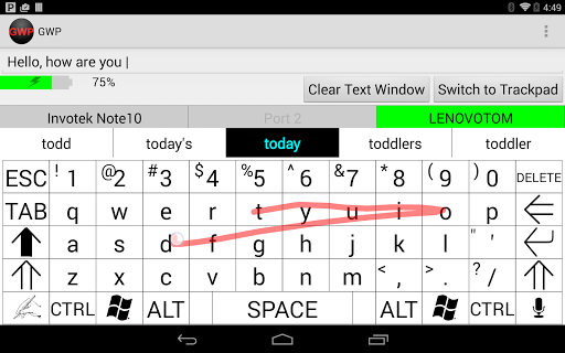 GWP Onscreen Keyboard Mouse