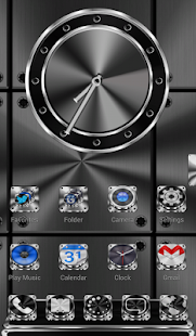 Next Launcher Theme Metalcraft - screenshot thumbnail