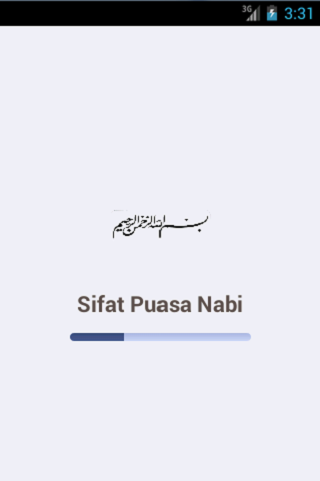 Sifat Puasa Nabi