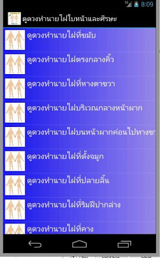 ดูดวงทำนายไฝสว่นใบหน้าและศรีษะ