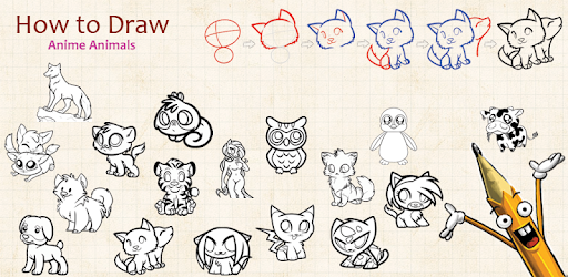 How to Draw: Anime Animals -  apk apps